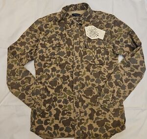 Men's Camouflage Shirt Jacket